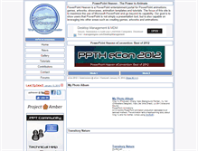 Tablet Screenshot of pptheaven.mvps.org